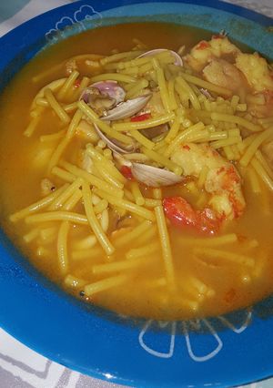 Una foto de Guiso de fideos a la mar