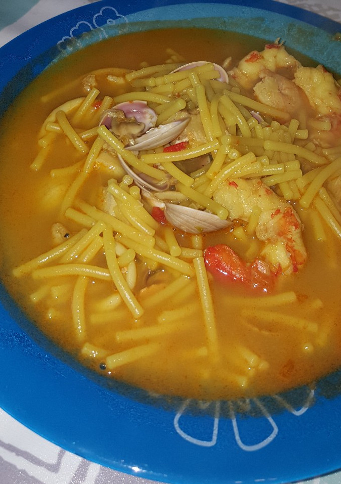 Una foto de Guiso de fideos a la mar