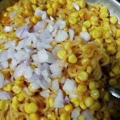 A picture of Soupy corn maggi.