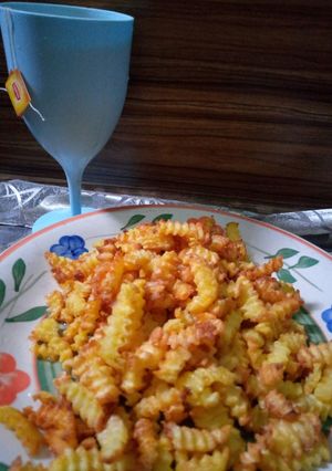 Crispy irish potatoe ainihin hoton girkin