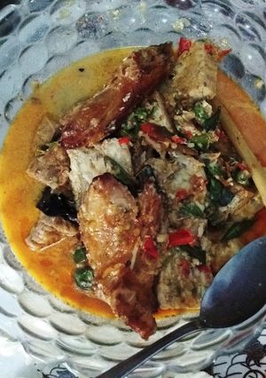 Foto resep Ikan cucut larak + tahu tempe kuah santan lombok ijo