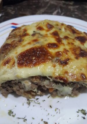 Una foto de Lasaña de carne