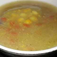 A picture of Sweet corn soup🌽.
