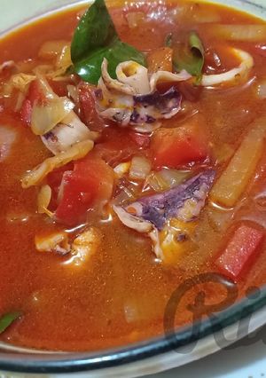Foto resep Cumi Asam Pedas