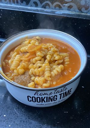 Una foto de Fideos con tuco
