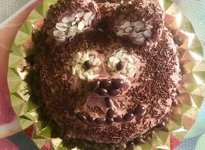 Foto principal de Tarta cara de oso 🐻