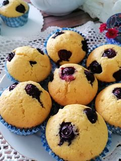 A picture of Blueberry Muffins.