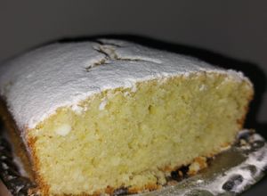 Una foto de Budín de Ricotta y limón