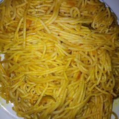 A picture of Simple Nigerian jollof spaghetti.