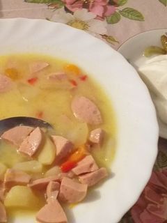 O poză a rețetei Ciorbă cu cartofi.