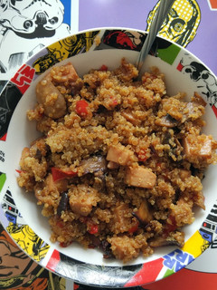 Una foto de Salteado de quinoa