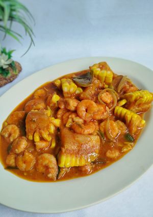 Foto resep Udang Saos Pedas