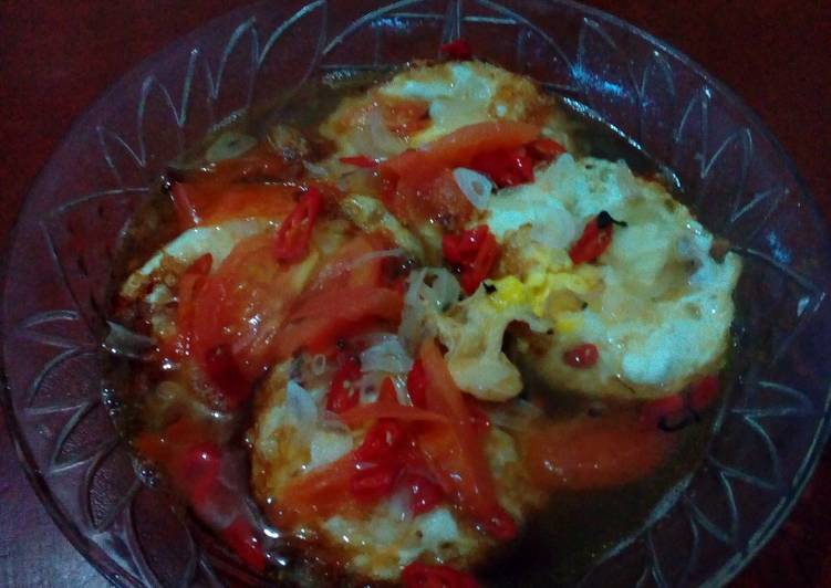 Resep Telur mata sapi kuah, Sempurna