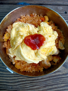 蛋包飯便當(簡單料理)(便當菜) 的食譜成品照片