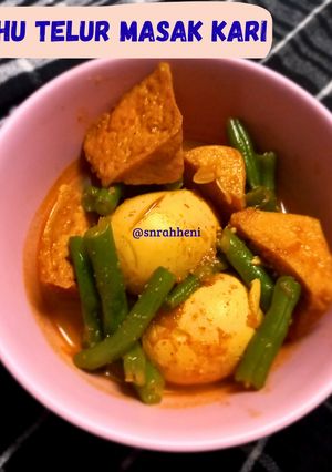 Foto resep Tahu Telur Masak Curry