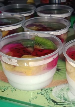 Foto resep Puding buah