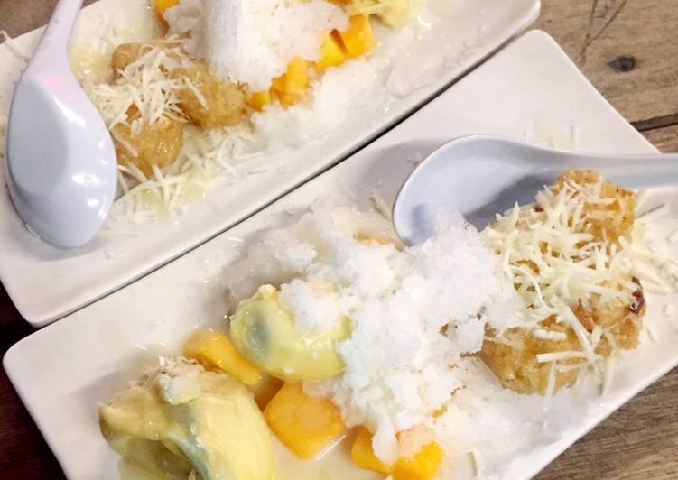 Resep DuMantan (durian manggo ketan), Lezat Sekali