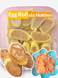 Foto resep Egg Roll + Salad Mayo (Frozen Food)