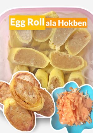 Foto resep Egg Roll + Salad Mayo (Frozen Food)