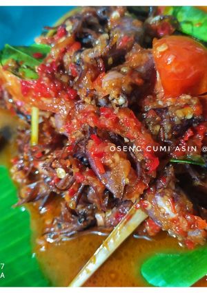 Foto resep Oseng Cumi Asin