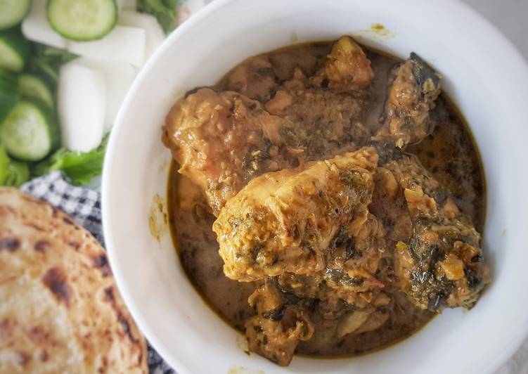 Recipe of Quick Methi(fenugreek) chicken