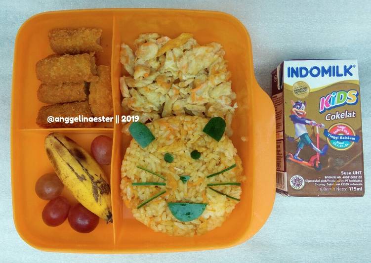 Nasi Wortel (bekal sekolah)