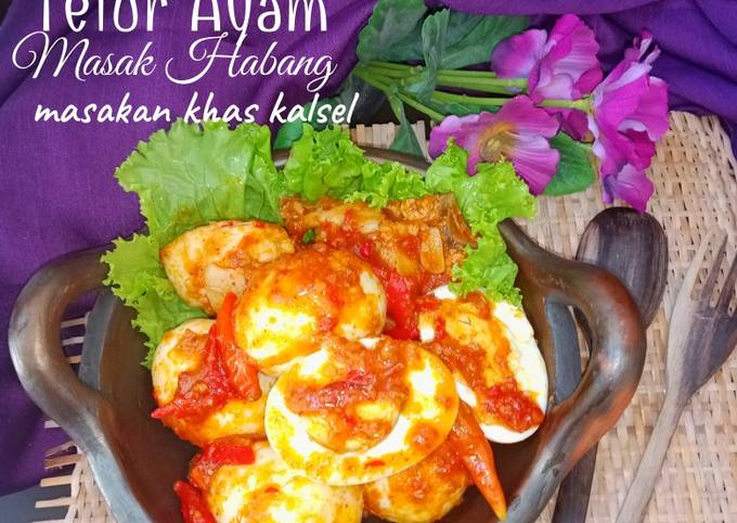 Resep Telur Ayam Masak Habang Masakan Khas Kalsel Oleh Dewi Saraswati