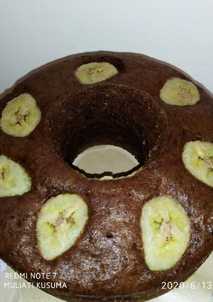 Foto resep Bolu pisang coklat Gula Merah anti gagal