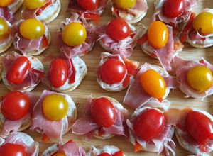 Une photo de Blinis apéro