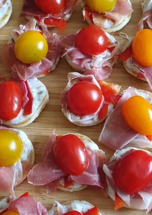 Une photo de Blinis apéro