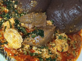 Amala with egushi soup