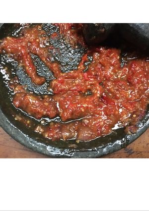 Foto resep Sambel trasi andalan 👍
