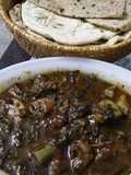 Palak ghost. (Mutton spinach)