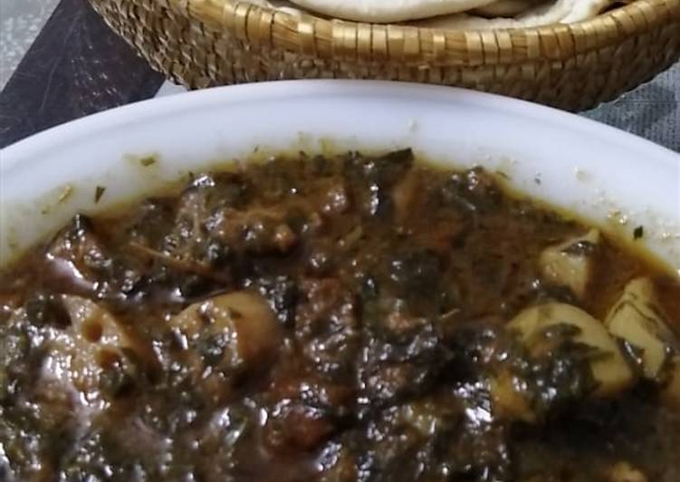 Easiest Way to Prepare Ultimate Palak ghost. (Mutton spinach)