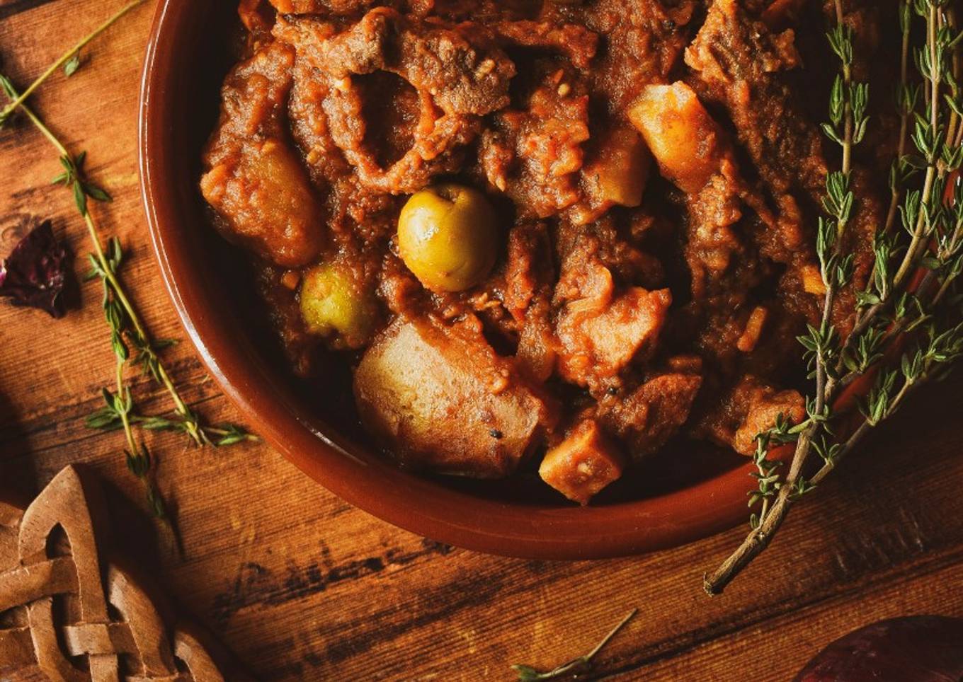 Spanish Beef, Mushroom & Chorizo Stew