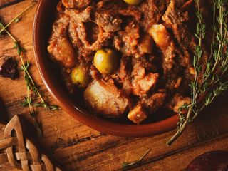 Spanish Beef, Mushroom & Chorizo Stew