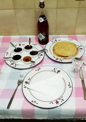Una foto de Frixuelos rellenos (en Galicia les llaman filloas)
