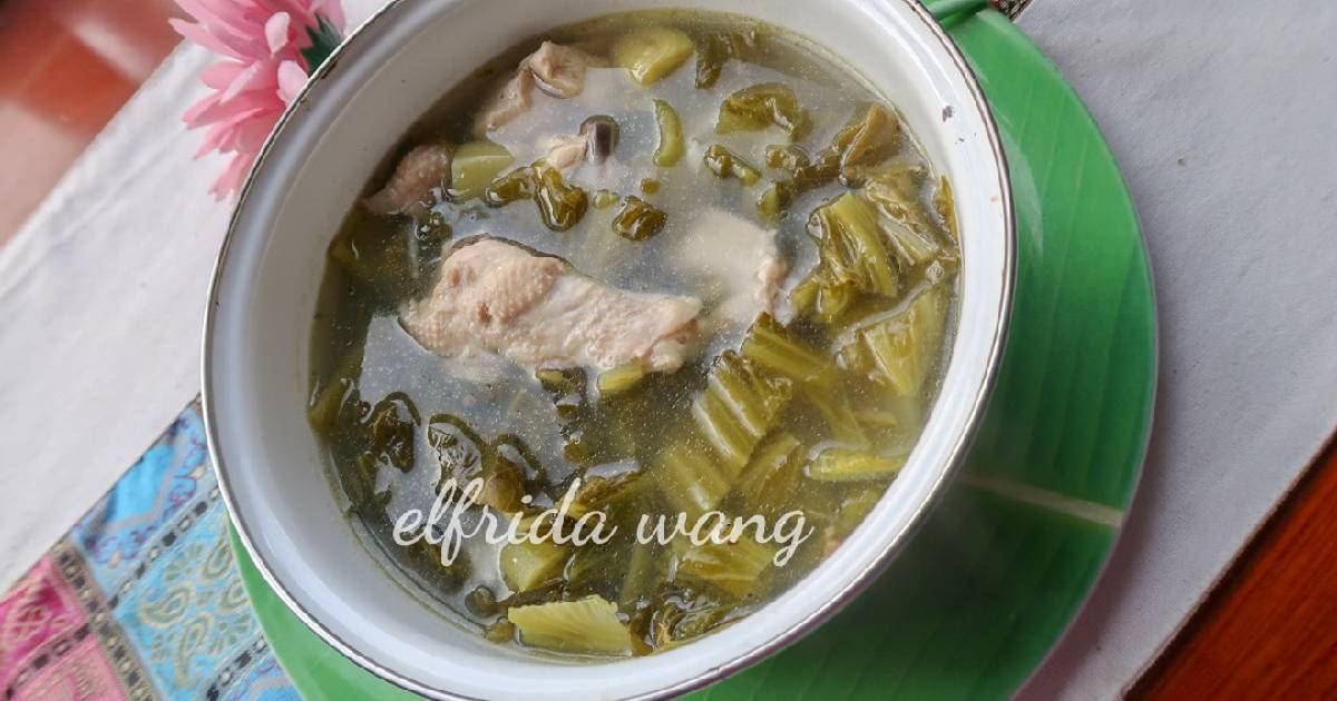 Resep Sayur Sawi Asin Dengan Ayam Oleh Lav Cookpad