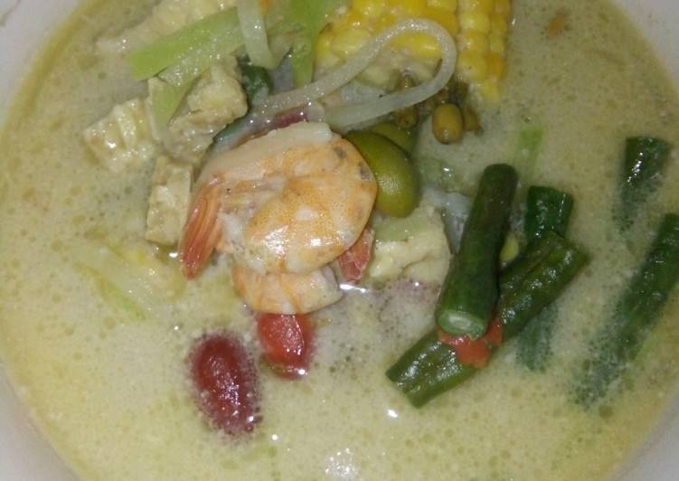 Resep Lodeh Udang Sayur Manisa (Labu Siam), Bikin Ngiler