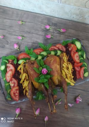عکسی از دستور پخت کبک 🤗🤗