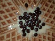 Gambar waffle oat