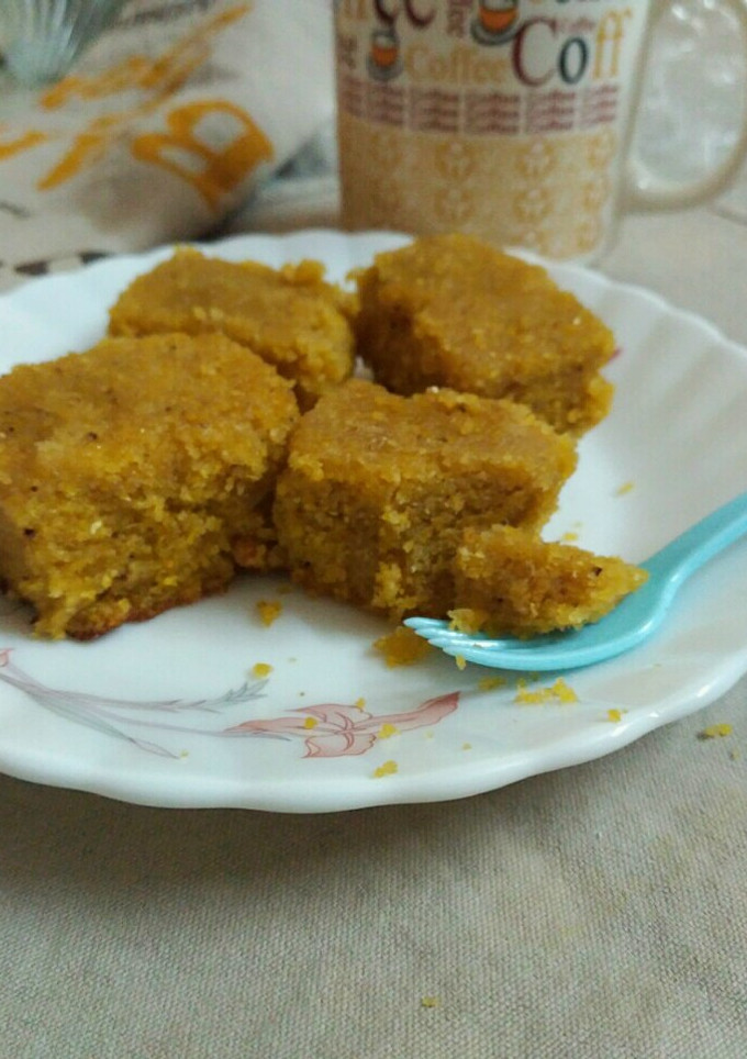 சோள ரவை கேக் செய்முறை முக்கிய புகைப்படம்