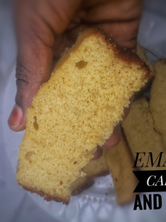 A picture of My signature vanilla cake loaf.