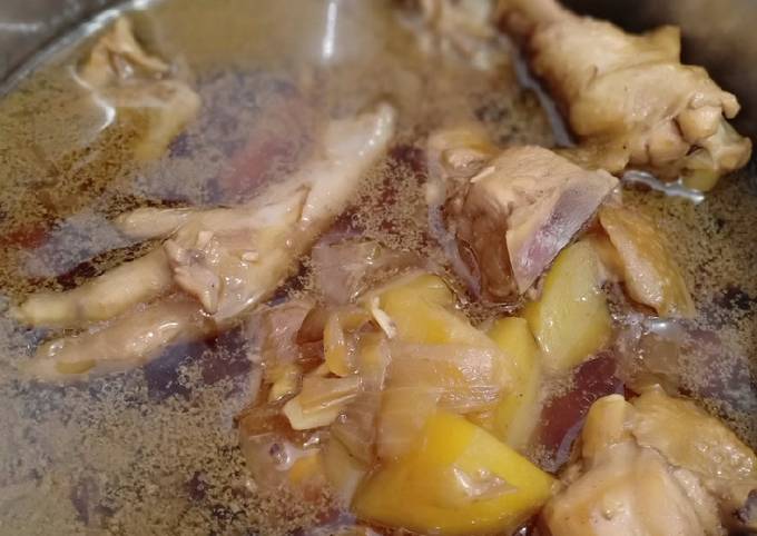 Ayam kentang masak kecap