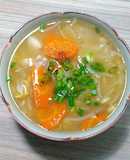 Canh miso bắp cải -Yasai misoshiru