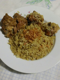 Foto resep Nasi ayam biryani mudah rice cooker