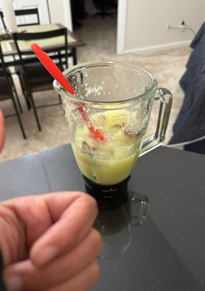 A picture of Celeriac apple pear smoothie.