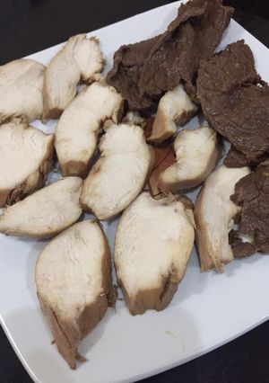 Foto resep Chasu Ayam dan Daging Toping Ramen