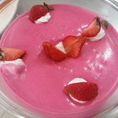A picture of Strawberry Mousse.