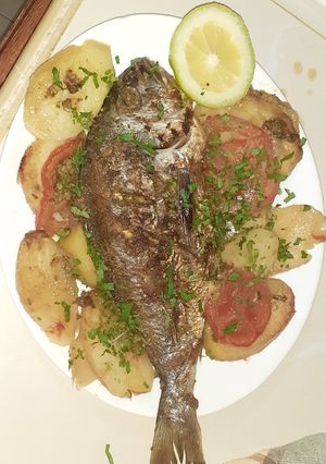 صورة لوصفة حوت في الفرن 😋😋 روعة 🥰😍